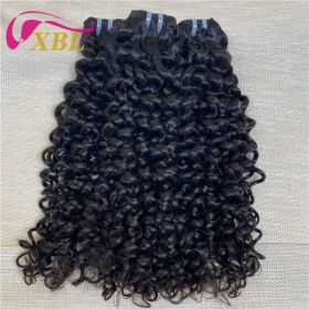 Single Donor Raw Indian Unprocessed Hair Vendors (Option: Jerry Curl-12Inches)