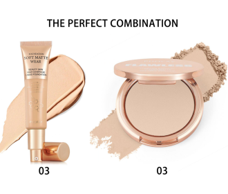 PHOFAY Matte Setting Pressed Powder (Option: Set5)