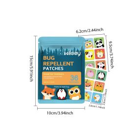 Gentle And Non-irritating Portable Mosquito Repellent Patch Suitable For Children And Adults (Option: 1PCs)