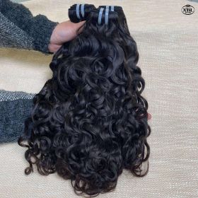 Single Donor Raw Indian Unprocessed Hair Vendors (Option: Water Wave-10Inches)